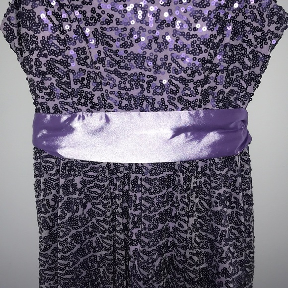 Purple sequin dress - Picture 2 of 2